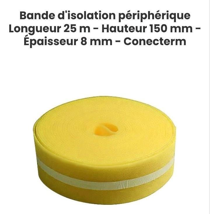 Bande isolation périphérique de chappe 25m x 15cm, Doe-het-zelf en Bouw, Overige Doe-Het-Zelf en Bouw, Zo goed als nieuw, Ophalen