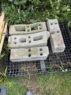 Heras betonblokken, Doe-het-zelf en Bouw, Metselstenen, Ophalen, Gebruikt, Beton