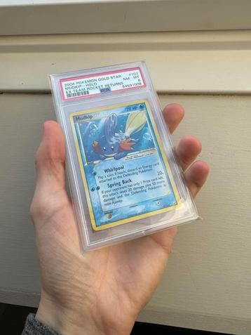 Mudkip gold star ex team rocket psa 8  beschikbaar voor biedingen