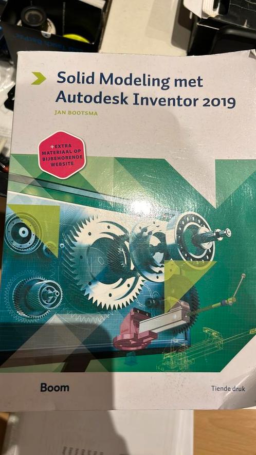 Jan Bootsma - Solid modeling met Autodesk Inventor 2019, Boeken, Informatica en Computer, Ophalen of Verzenden