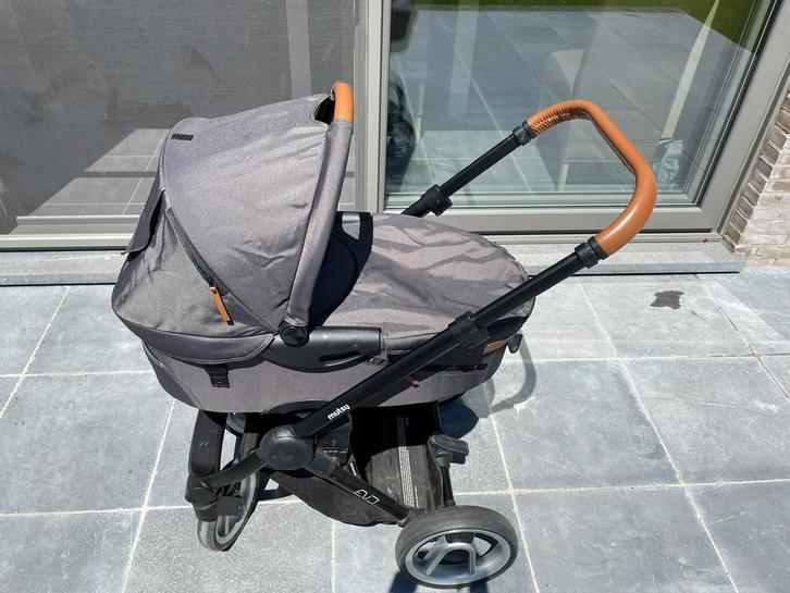 Mutsy evo2 3 in 1, Kinderen en Baby's, Kinderwagens en Combinaties, Gebruikt, Combiwagen, Mutsy, Met reiswieg, Verstelbare duwstang
