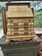 Miniatuur Houten Secretaire In Goede Staat Intermassa BV, Antiek en Kunst, Ophalen