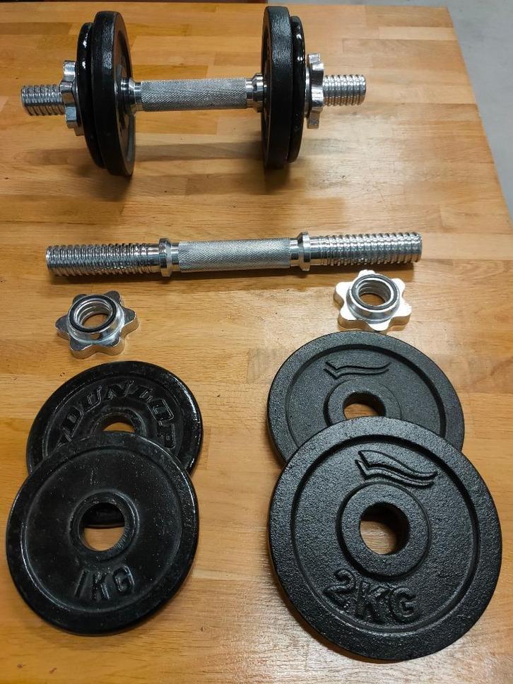 Dumbbells, Set dumbbells, Sport en Fitness, Fitnessmaterialen, Zo goed als nieuw, Dumbbell, Armen, Buik, Ophalen