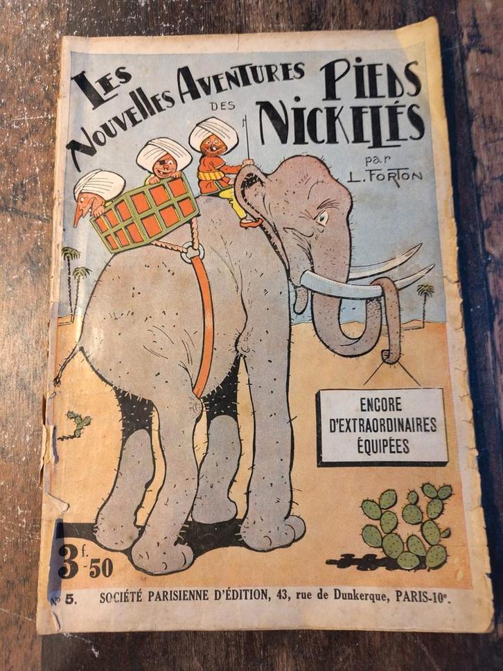 - "Les Nouvelles Aventures Des Pieds Nickelés" N°5, Boeken, Stripverhalen, Gelezen, Eén stripboek, Ophalen of Verzenden