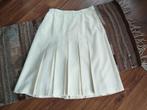 Penny - vintage crême kleurig plooirokje, mt 36/38, Kleding | Dames, Rokken, Beige, Penny, Ophalen of Verzenden, Knielengte