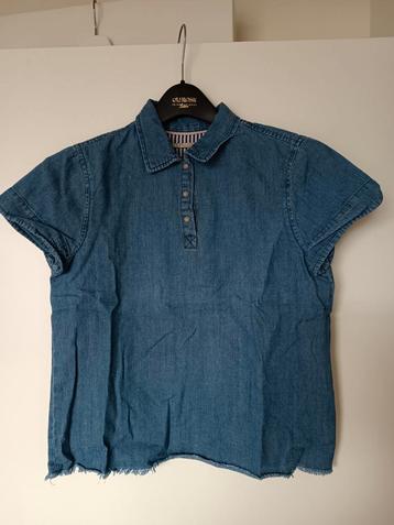 Chemisier Pull & Bear petit, Enlèvement ou Envoi, Taille 36 (S), Bleu, Pull & Bear
