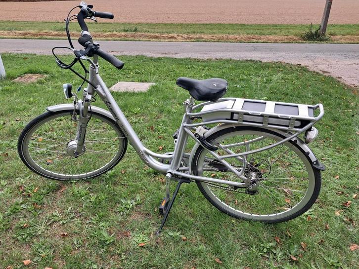 Elektrische fiets met 2 batterijen, Fietsen en Brommers, Elektrische fietsen, Gebruikt, Overige merken, 51 tot 55 cm, 50 km per accu of meer