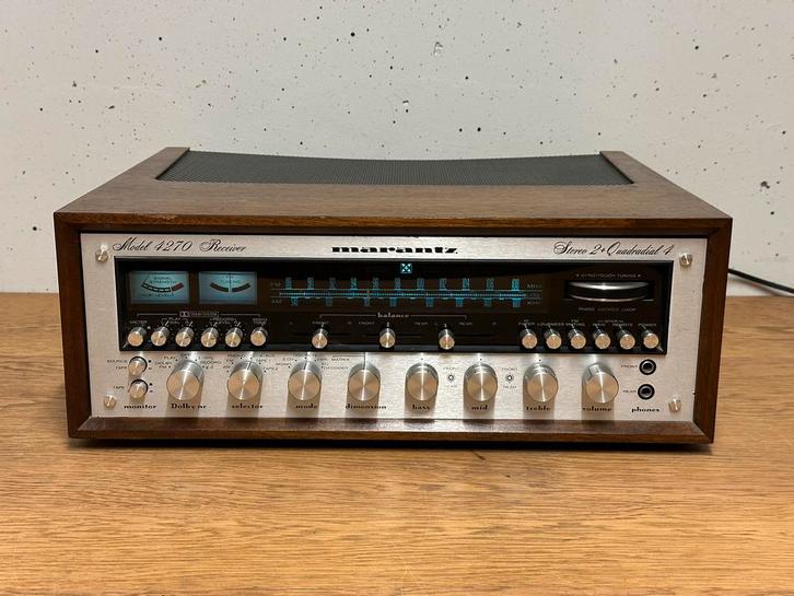 Marantz Model 4270 Recevier met orginele Woodcase!, TV, Hi-fi & Vidéo, Amplificateurs & Ampli-syntoniseurs, Comme neuf, Stéréo