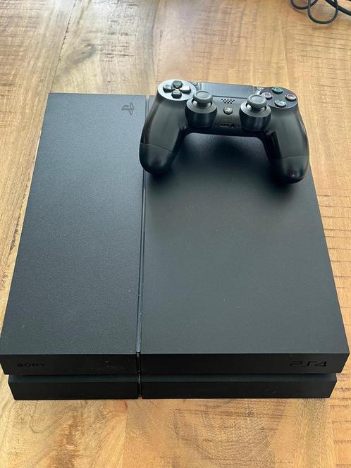 PlayStation 4 + 17 spelletejs, Games en Spelcomputers, Spelcomputers | Sony PlayStation 4, Zo goed als nieuw, 500 GB, Ophalen