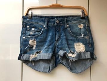 Blauwe jeansshort van H&M - Maat 34 beschikbaar voor biedingen