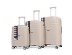 Nouveau Model 2025 Set de 3 Valises Beige Prix 75 euro !!!, Uitschuifbare handgreep, Hard kunststof, Nieuw, Ophalen of Verzenden