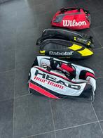 Sport/tenniszakken + drie tennisrackets, Sport en Fitness, Ophalen, Zo goed als nieuw