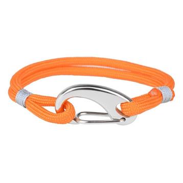 Parakoord klimarmband heren / dames - Oranje beschikbaar voor biedingen