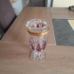 Mooie karaf met bordeaux kleur is kristal, Antiek en Kunst, Ophalen