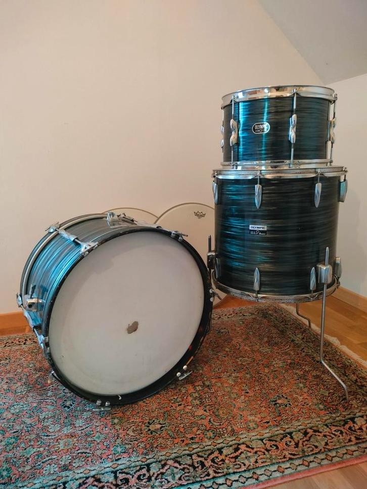 Vintage Premier Olympic 20/13/16 + 26" basdrum, Muziek en Instrumenten, Drumstellen en Slagwerk, Gebruikt, Premier, Ophalen