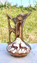 vase cruche bequet decor  deux biches, Ophalen of Verzenden