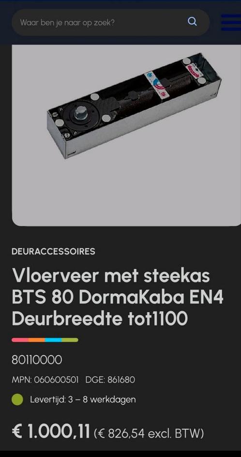Bts 80 vloerveer, Doe-het-zelf en Bouw, Hang- en Sluitwerk, Nieuw, Scharnier, IJzer, Ophalen