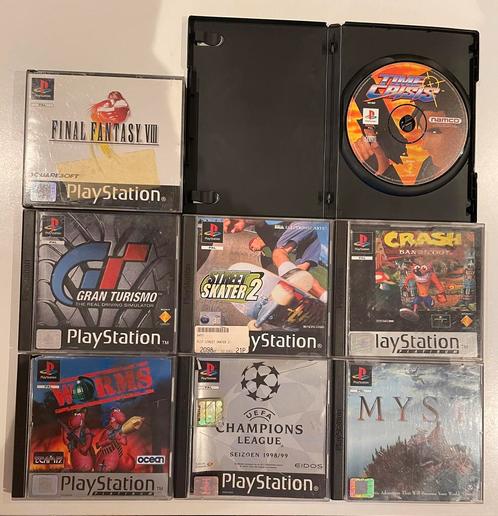 Jeux PS1 - 7 pièces dont Myst, Final Fantasy VIII, ..., Consoles de jeu & Jeux vidéo, Jeux | Sony PlayStation 1, Utilisé, Enlèvement ou Envoi