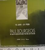 PAUL BOURGEOIS PAPIERPERFORATIES AFFICHE, Ophalen of Verzenden