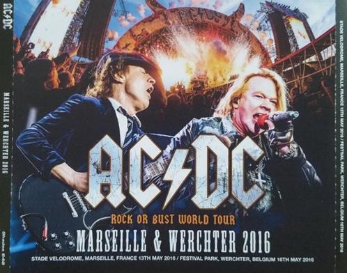 4 CD's - AC/DC – Marseille & Werchter 2016, CD & DVD, CD | Hardrock & Metal, Neuf, dans son emballage, Envoi