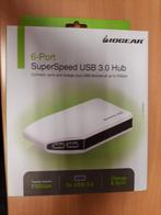 USB SUPERSPEED HUB, Informatique & Logiciels, Stations d'accueil, Portable, Enlèvement ou Envoi, IOGEAR, Neuf