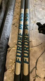 Furore 2 visstokken van 9,50 m, Ophalen, Gebruikt