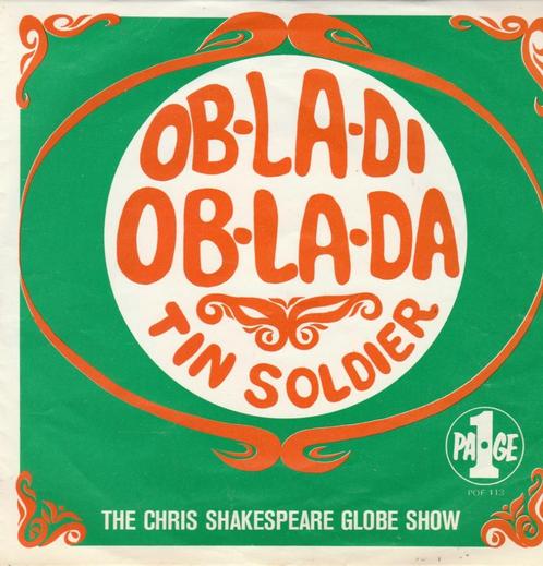45T: Chris Shakespeare Glow Show: Ob-la-di ob-la-da   Garage, Cd's en Dvd's, Vinyl Singles, Gebruikt, Single, Rock en Metal, 7 inch