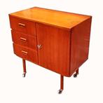 Dressoir vintage Scandinavisch teakhouten dressoir uit de ja, Ophalen, Zo goed als nieuw