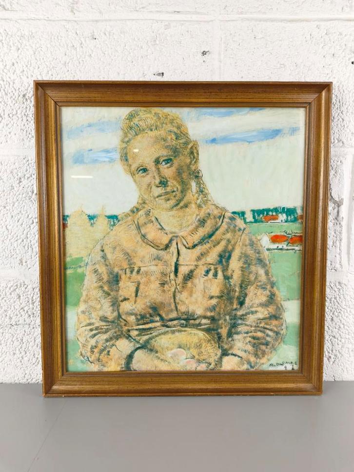 Alfons Blomme schilderij, Antiquités & Art, Art | Peinture | Classique, Enlèvement ou Envoi