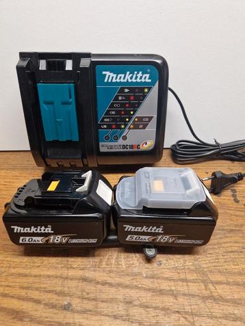 Chargeur et batteries Makita, neuf