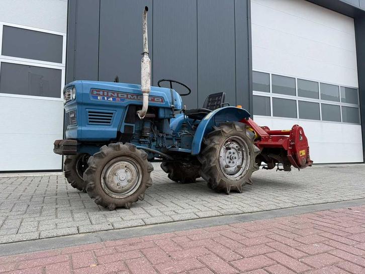 Hinomoto E-14 Minitractor met grondfrees, Zakelijke goederen, Machines en Bouw | Tuin, Park en Bosbouw, Overige typen
