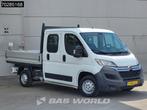 Citroën Jumper 130PK Open Laadbak Dubbel Cabine Trekhaak Eu, Auto's, Stof, Gebruikt, Euro 6, 4 cilinders