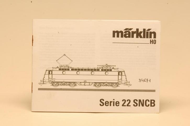 Märklin gebruiksbrochure, Hobby en Vrije tijd, Modeltreinen | H0, Gebruikt, Boek, Tijdschrift of Catalogus, Wisselstroom, Märklin
