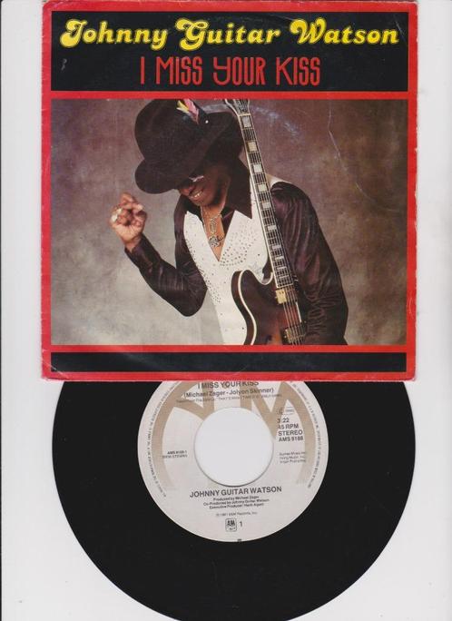 Johnny Guitar Watson – I Miss Your Kiss   1981  FUNK, Cd's en Dvd's, Vinyl Singles, Gebruikt, Single, R&B en Soul, 7 inch, Ophalen of Verzenden