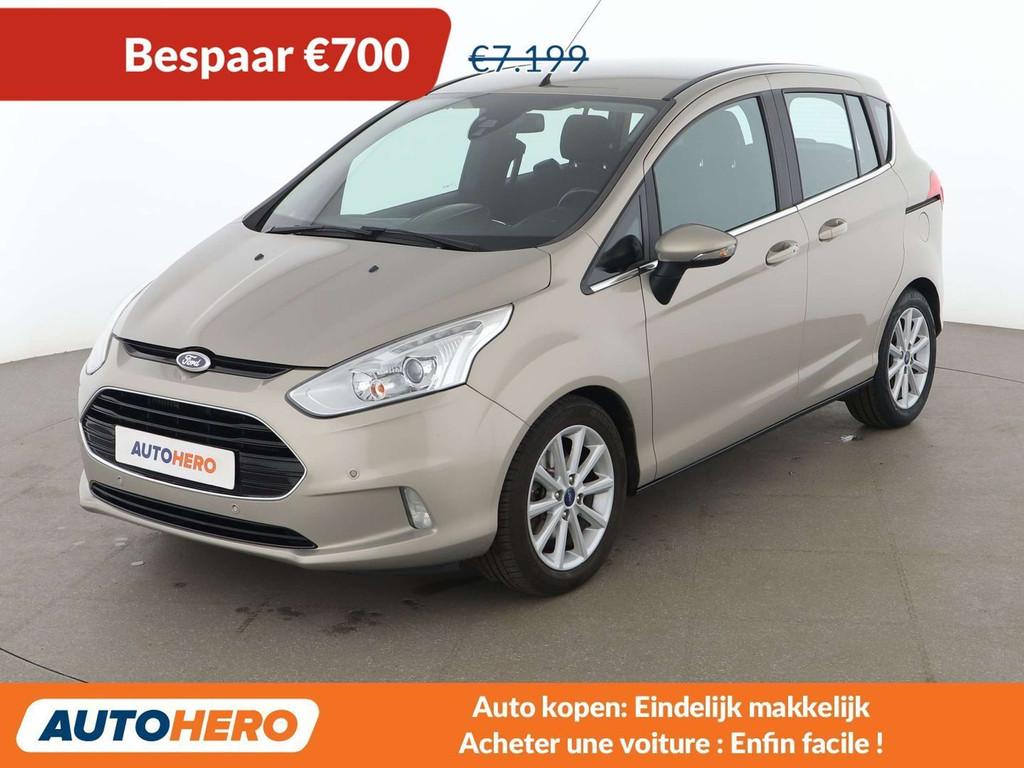 Ford B-MAX 1.0 EcoBoost Titanium (bj 2015), Auto's, Ford, Te koop, B-Max, ABS, Airbags, Airconditioning, Bluetooth, Boordcomputer