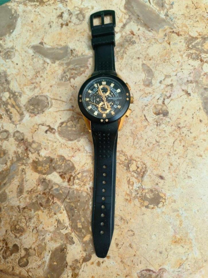 Herenhorloge Mundo AM6105 Chrono van Aeromeister, Bijoux, Sacs & Beauté, Montres | Hommes, Neuf, Montre-bracelet, Autres marques