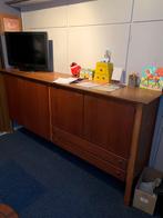 Dressoir - jaren 50, 200 cm ou plus, Avec tablette(s), Vintage, Enlèvement