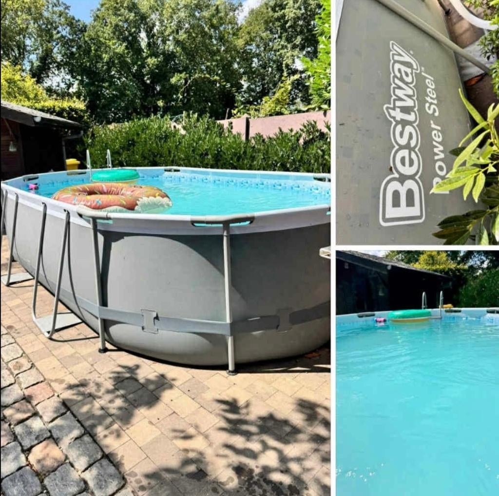 zwembad, Ophalen, 300 cm of meer, Zo goed als nieuw, 400 cm of meer