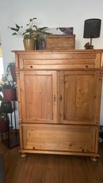 Grenen kast, Huis en Inrichting, Ophalen, Gebruikt, Grenen