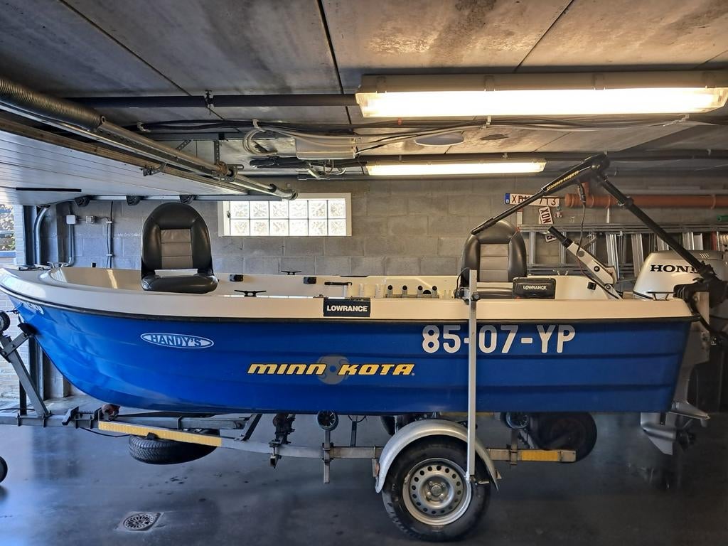 Ryds 435S visboot roofvisboot, Ophalen, Aluminium