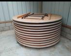 Houten ronde klaptafels diameter 150 cm, Enlèvement