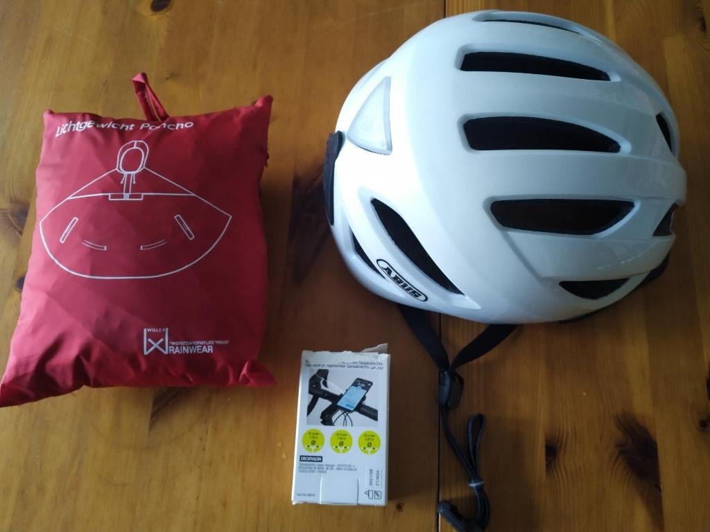 fietshelm Abus, Ophalen of Verzenden, Zo goed als nieuw, Abus, XL