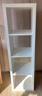 Armoire blanche Ikea Kallax 1x4 - 42 x 147 cm, Enlèvement, Comme neuf, Armoire