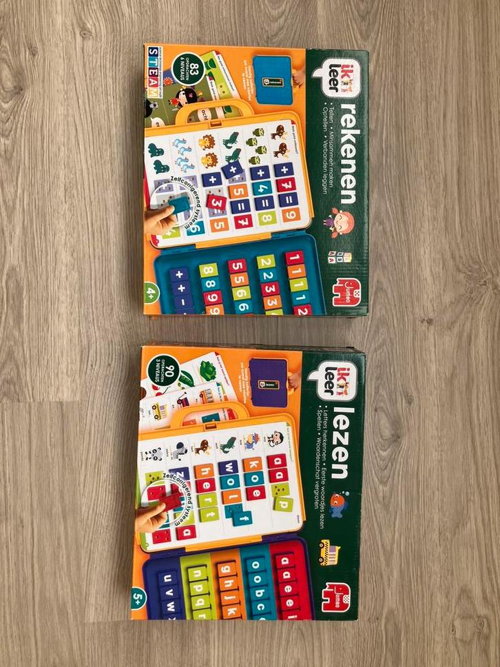 Ik leer lezen + Ik leer rekenen (Educatief spel Jumbo), Hobby & Loisirs créatifs, Jeux de société | Jeux de plateau, Comme neuf