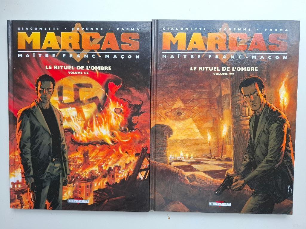 MARCAS MAITRE FRANC MACON TOMES 1 ET 2 TBE TOUS EO, Série complète ou Série, Enlèvement ou Envoi, Comme neuf
