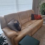 Lederen salon een 3. 2. En 1 zit, Huis en Inrichting, Ophalen