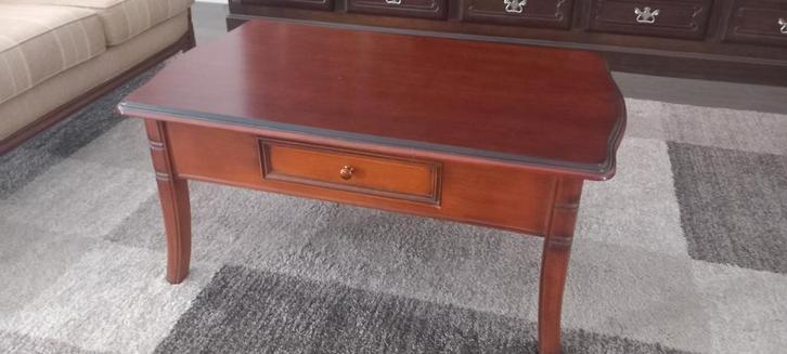 Salontafel De Rore kersenhout 1mx60cm geen beschadigingen, Huis en Inrichting, Tafels | Salontafels, Kersenhout, Ophalen