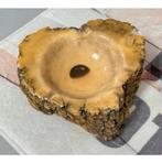 Cendrier italien authentique en albâtre, sculpté à la main, Collections, Enlèvement ou Envoi, Utilisé, Cendrier