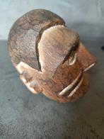 Houten hoofd handgemaakt, Ophalen of Verzenden