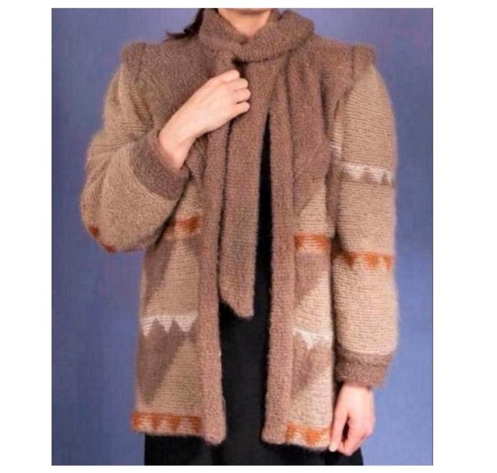 Escada Mohair Jacket vintage trendy Coat CARDIGAN western, Kleding | Dames, Truien en Vesten, Zo goed als nieuw, Maat 42/44 (L)